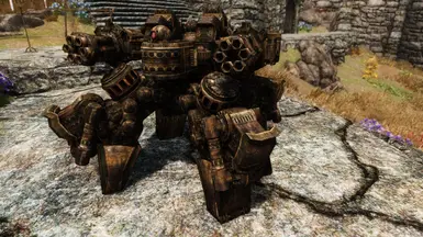 《上古卷轴5：天际重制版》矮人齿轮步行者MOD