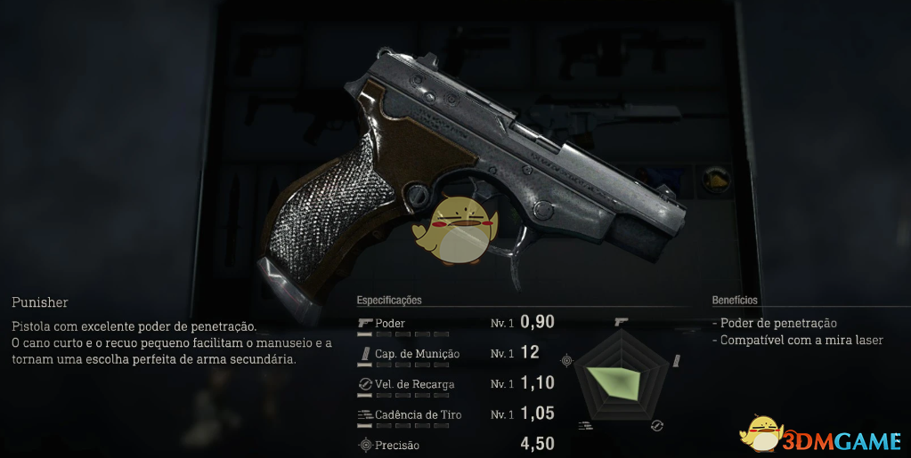 《生化危机4：重制版》攻壳机动队Seburo M5半自动手枪MOD