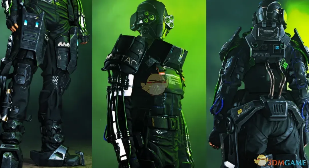 《赛博朋克2077》暴恐机动队战衣MOD