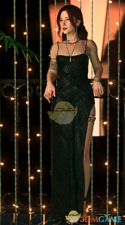 《赛博朋克2077》性感宴会礼裙MOD