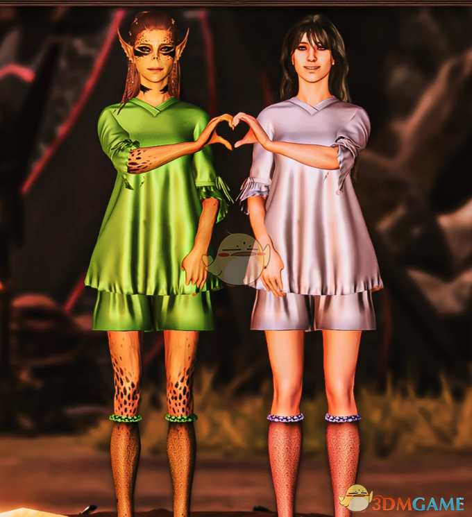 《博德之门3》优雅丝绸睡衣MOD