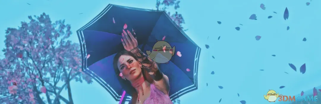 《赛博朋克2077》心形花瓣道具MOD