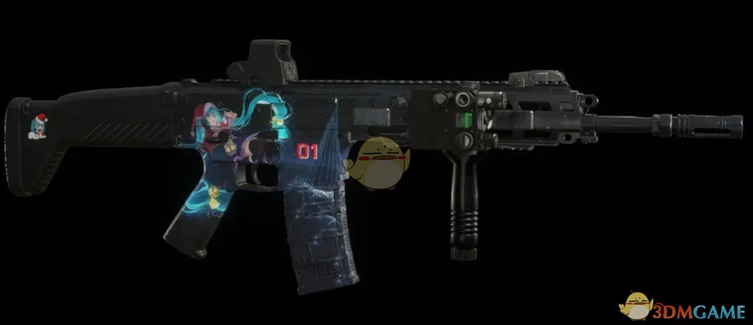 《生化危机4：重制版》丰和20式突击步枪的圣诞初音皮肤MOD