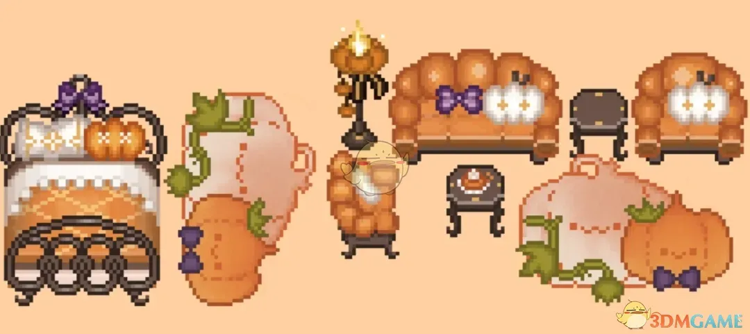 《星露谷物语》奥比岛南瓜家具包MOD