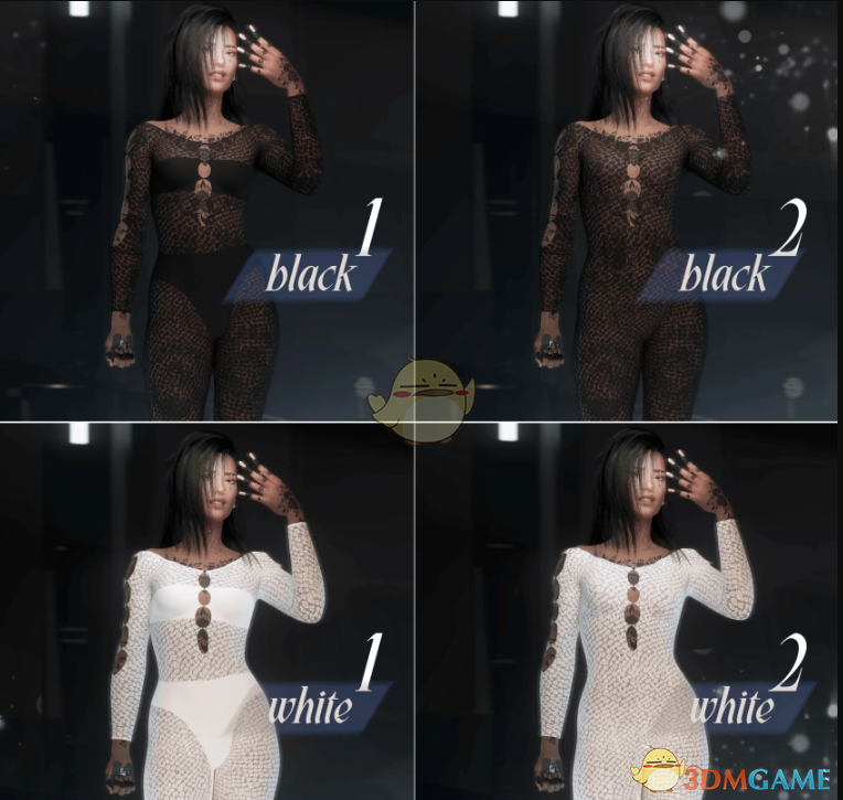 《赛博朋克2077》性感蕾丝紧身衣MOD