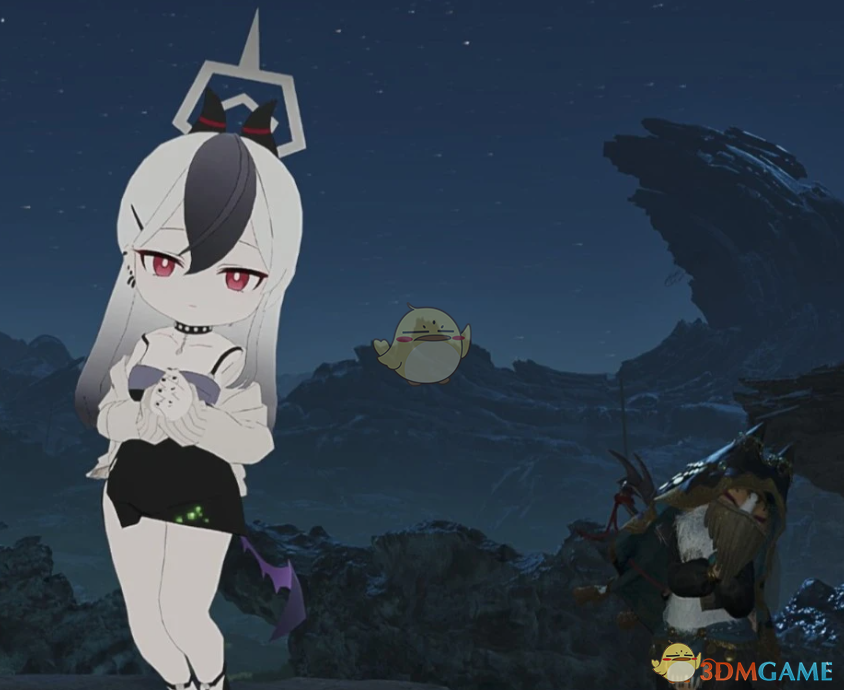 《怪物猎人：荒野》蔚蓝档案鬼方佳代子外观MOD