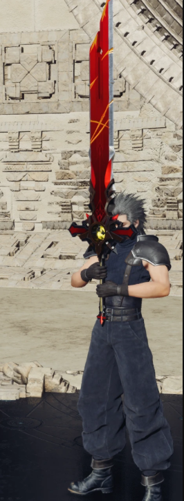 《最终幻想7：重生》扎克的狼的末路大剑MOD