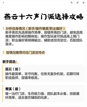 燕云十六声角色选男还是选女