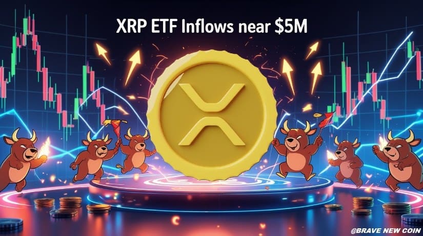 XRP价格预测：ETF资金流入接近500万美元且价格测试关键支撑位，超卖信号显现