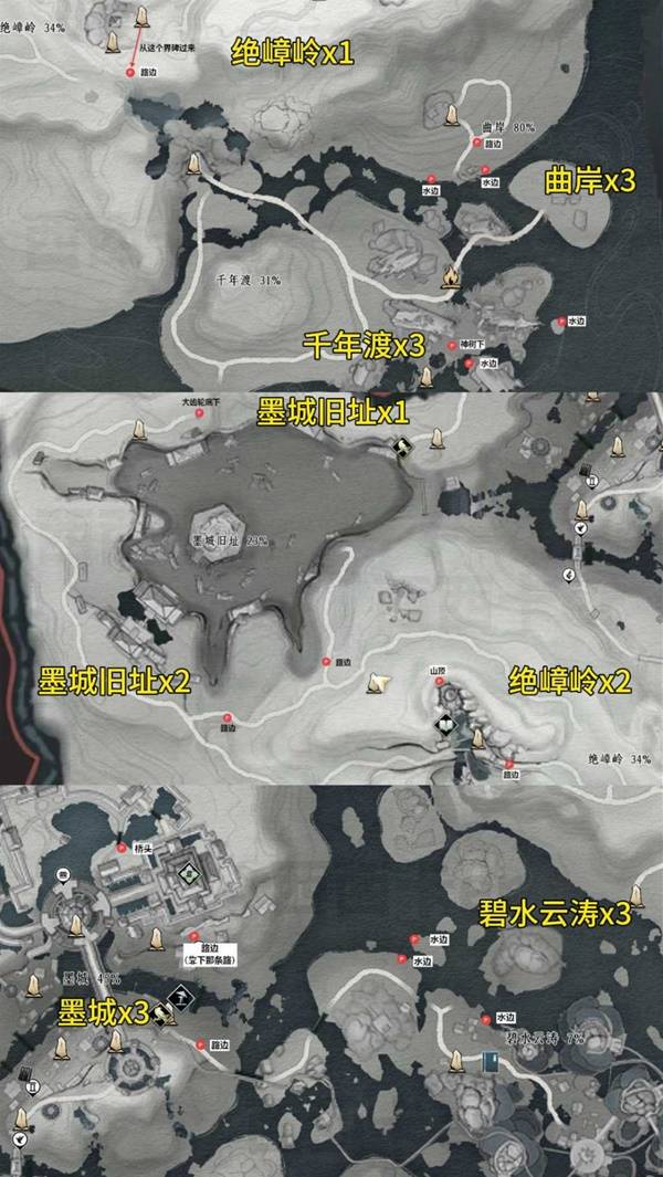 燕云十六声踏岳寻珍宝物位置分享