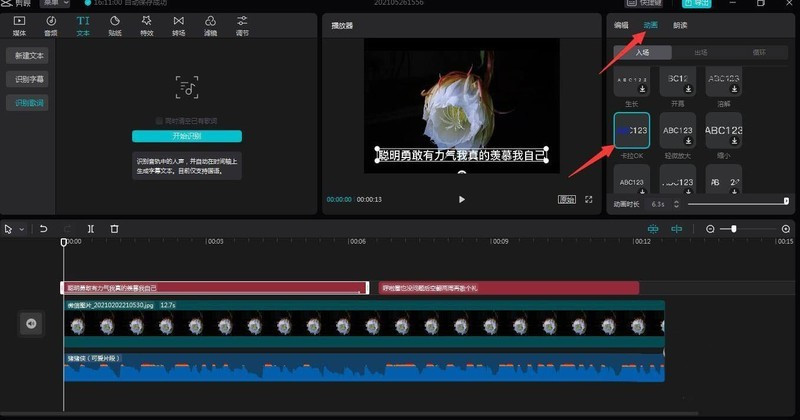 剪映怎么给字幕变色