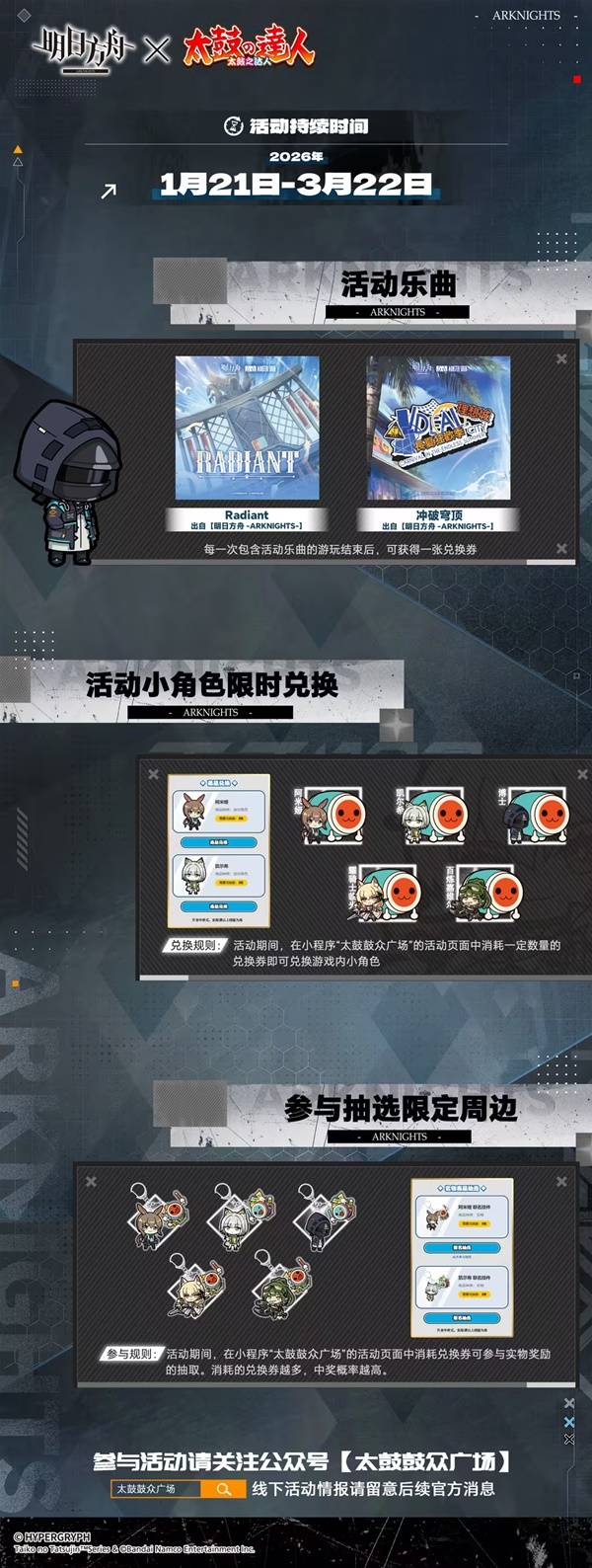 明日方舟太鼓达人联动活动介绍