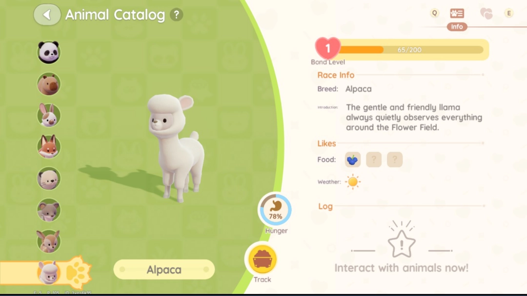《心动小镇》羊驼位置及喜爱食物分享