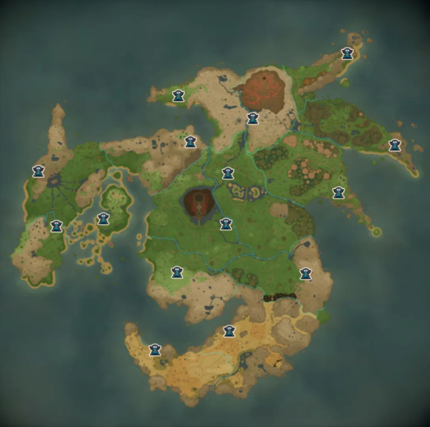 幻想生活i无垠大陆全部塔神祠木叶灵宝箱位置图汇总