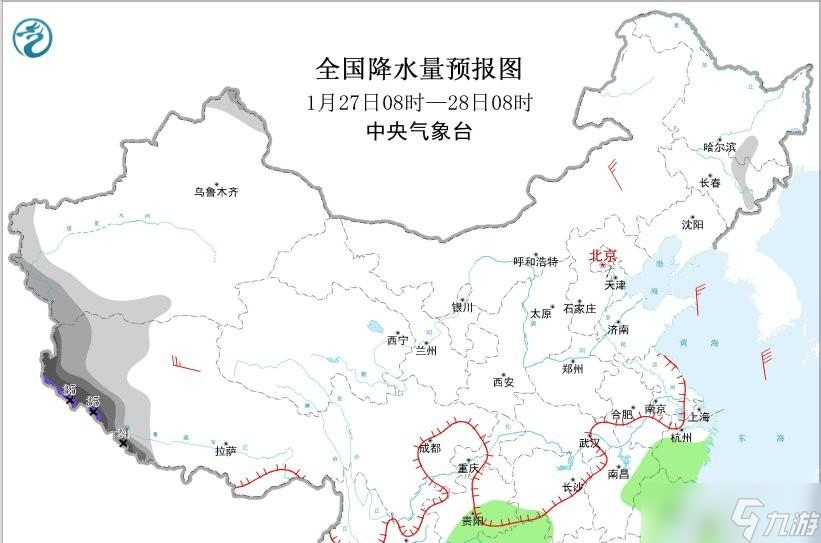 本轮雨雪靶心明确！未来三天西藏强降雪后段陕豫鄂迎暴雪
