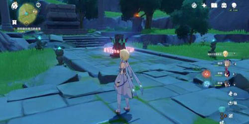 原神奔狼岭四个石灯怎么激活