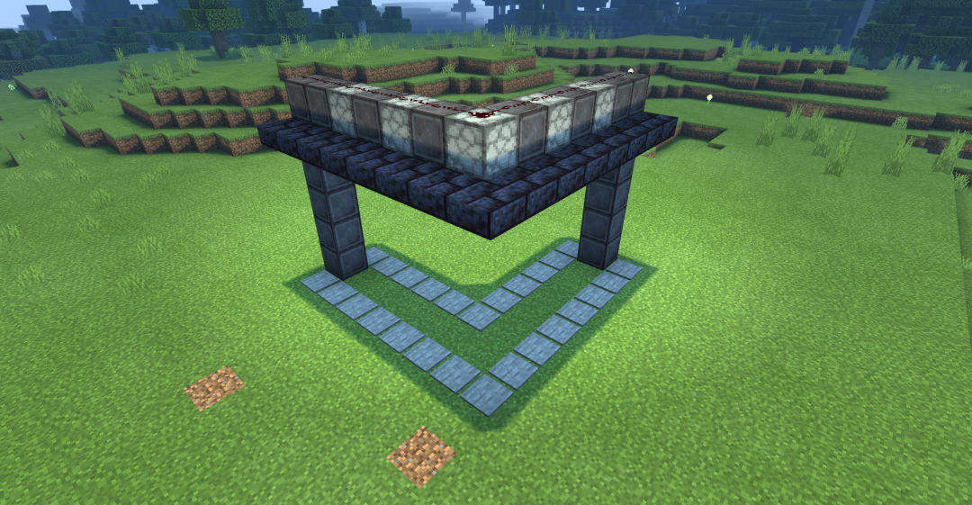 《我的世界：移动版》全自动按钮岩浆门搭建方法