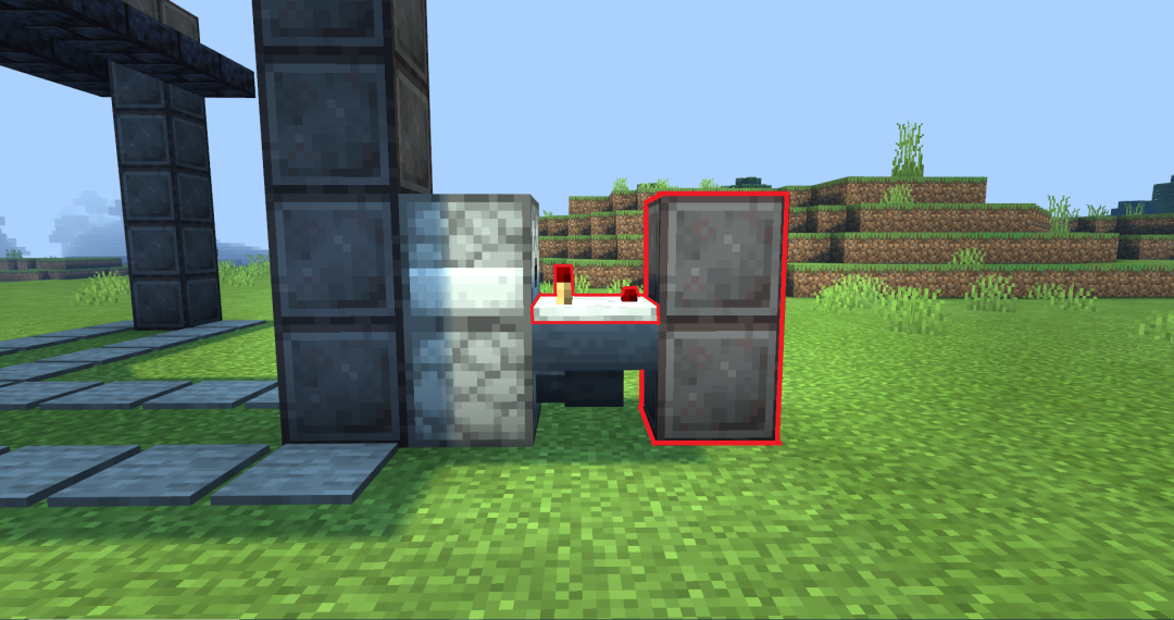 《我的世界：移动版》全自动按钮岩浆门搭建方法