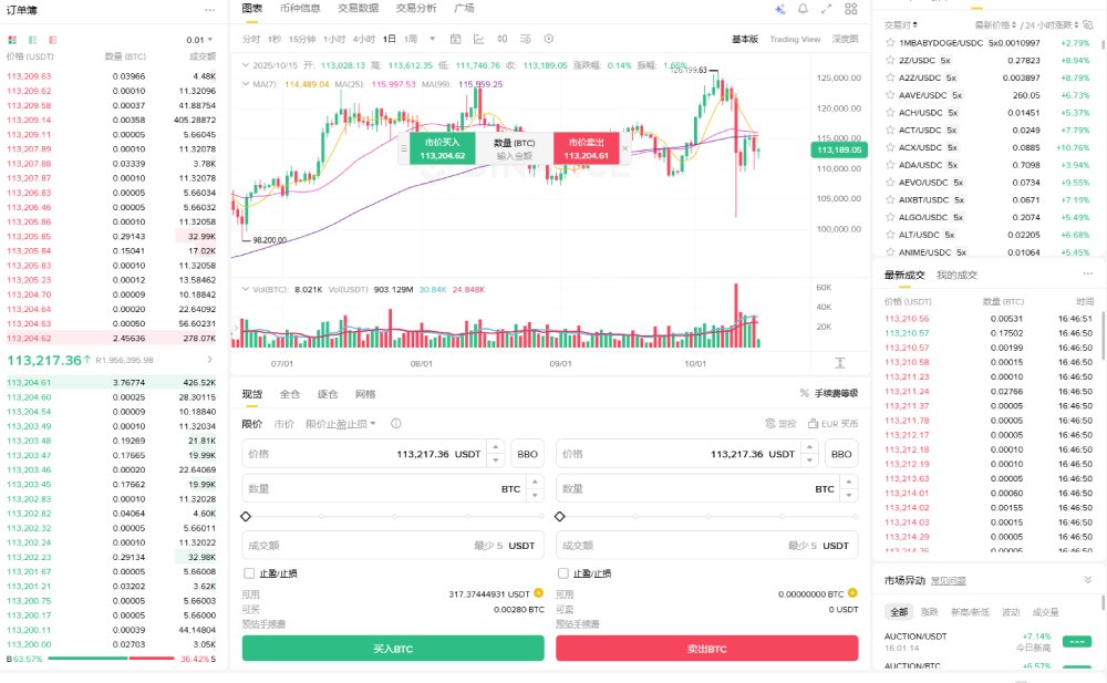 币安现货交易教学