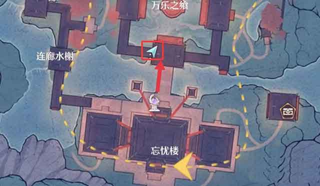 无限暖暖一舞倾妖城史丢丢位置图一览