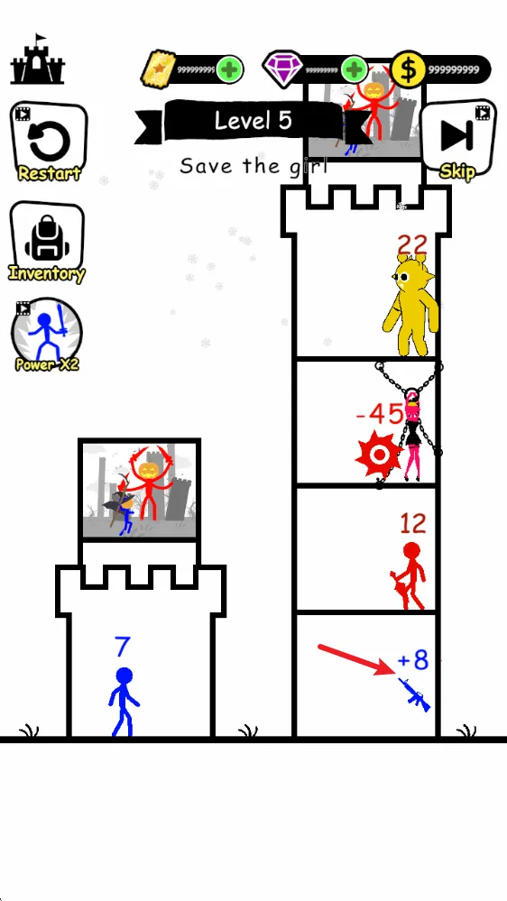 火柴人英雄塔防破解版