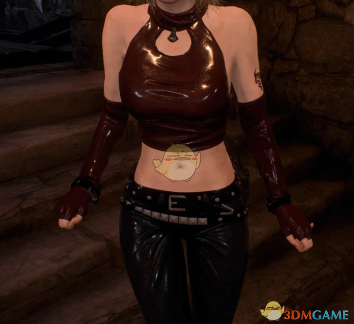 《生化危机4：重制版》阿什莉的性感皮革套装MOD