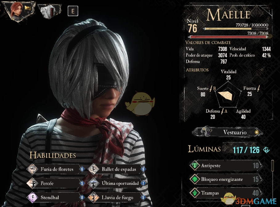 《光与影：33号远征队》尼尔机械纪元2B发型MOD