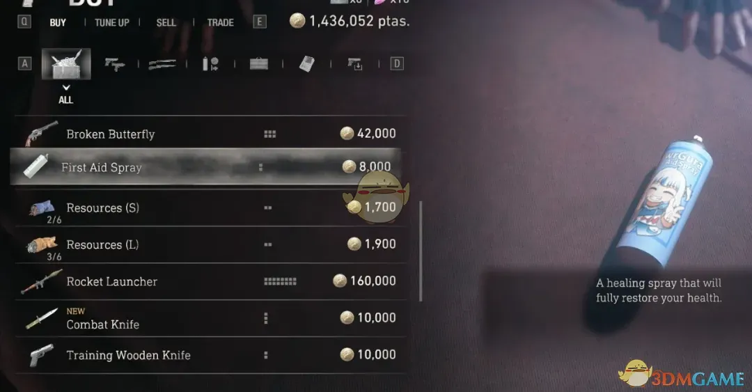 《生化危机4：重制版》噶呜·古拉急救喷雾MOD