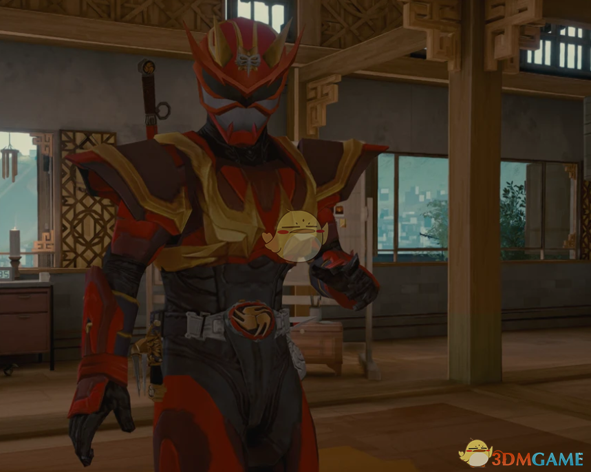 《师父》扮演假面骑士装甲响鬼MOD