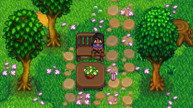 《星露谷物语》季节性落叶装饰MOD