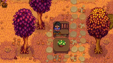 《星露谷物语》季节性落叶装饰MOD