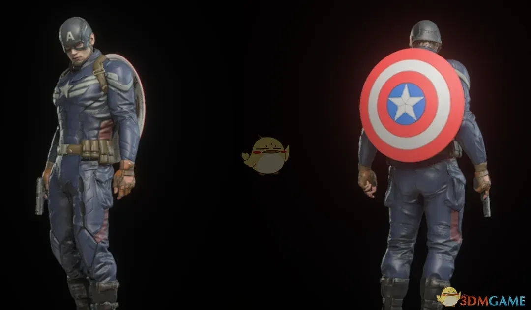 《生化危机4：重制版》里昂的漫威美国队长制服MOD