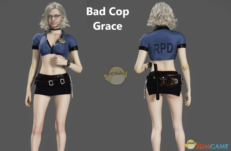 《生化危机9：安魂曲》格蕾丝的性感警官制服MOD