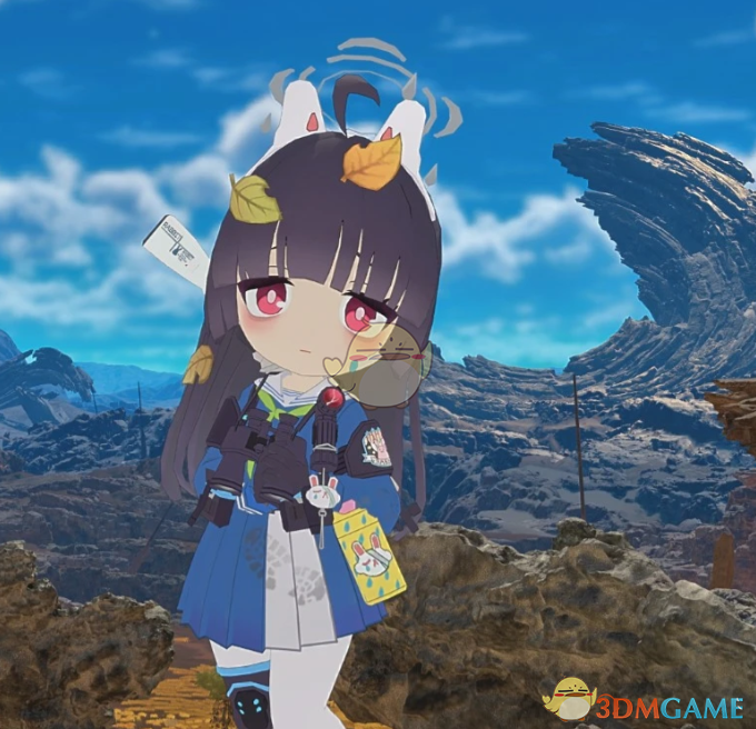 《怪物猎人：荒野》蔚蓝档案霞泽美游外观MOD