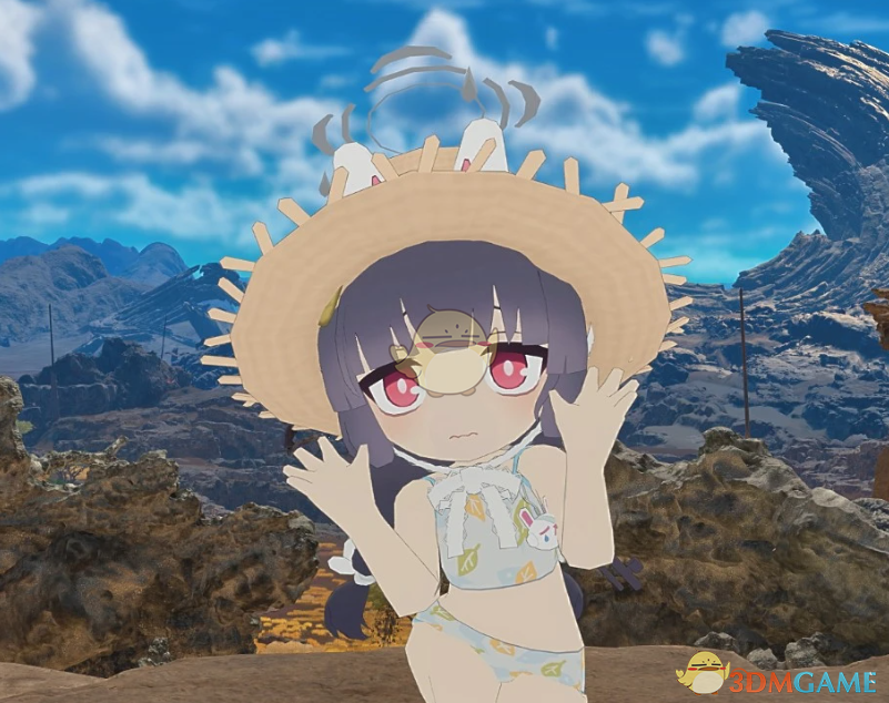 《怪物猎人：荒野》蔚蓝档案霞泽美游外观MOD