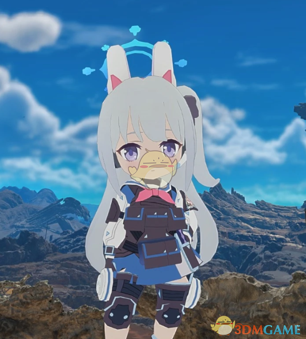 《怪物猎人：荒野》蔚蓝档案月雪宫子外观MOD