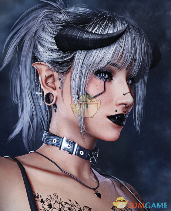 《赛博朋克2077》束发高马尾MOD