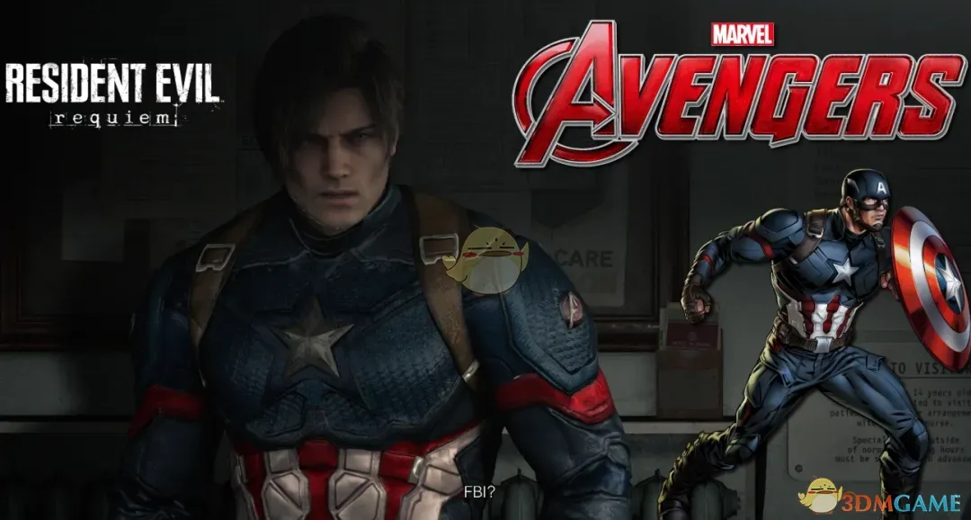 《生化危机9:安魂曲》美国队长里昂MOD