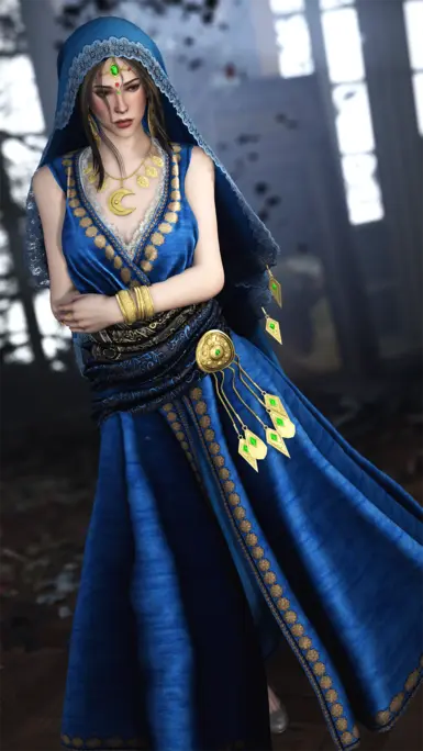 《上古卷轴5：天际重制版》讲故事的人服装MOD