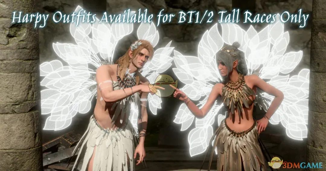 《博德之门3》花瓣翅膀MOD