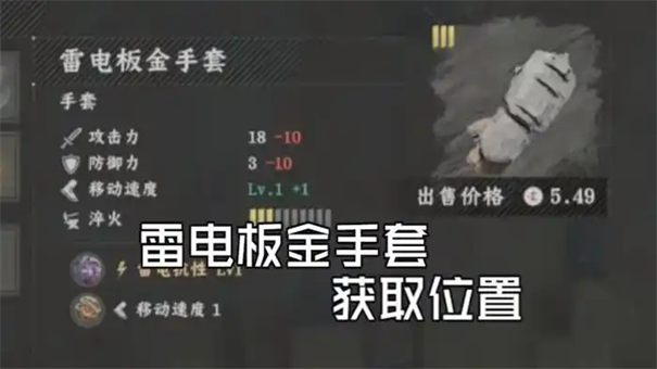 红色沙漠雷电板金手套获取攻略