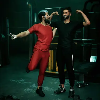 《赛博朋克2077》表演裤套装外观MOD