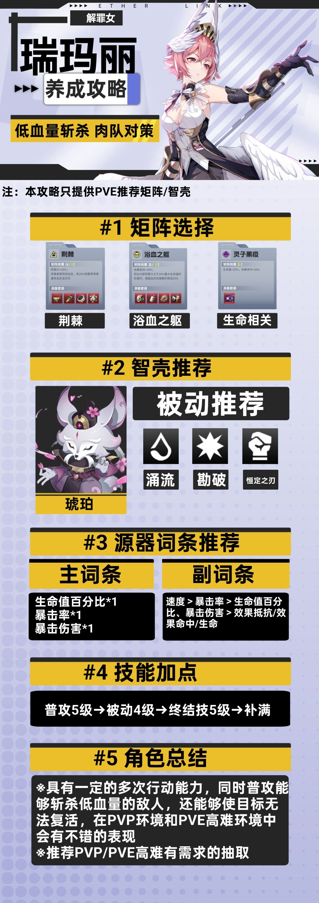 伊瑟瑞玛丽养成推荐指南