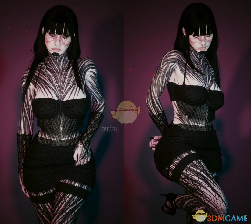 《赛博朋克2077》赫拉蕾丝裙装MOD