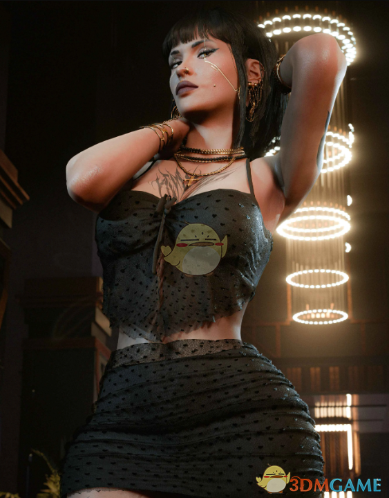 《赛博朋克2077》赫拉蕾丝裙装MOD