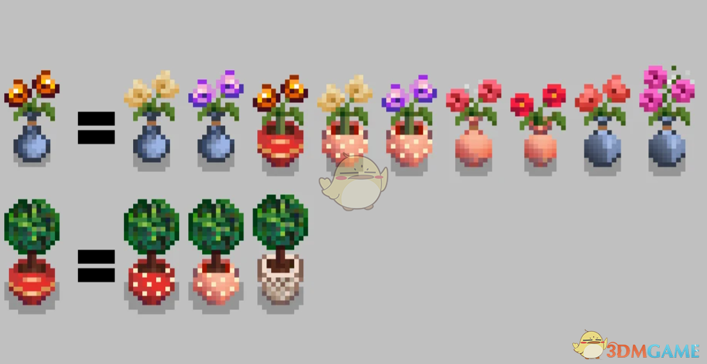 《星露谷物语》微型室内植物家具包MOD