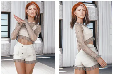 《赛博朋克2077》诺拉波斯女孩服装外观MOD