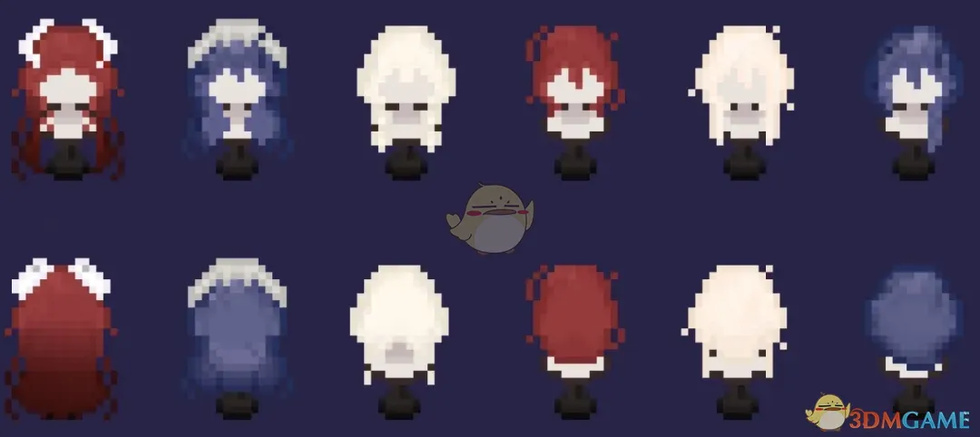 《星露谷物语》动漫风发型包MOD