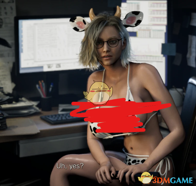 《生化危机9：安魂曲》格蕾丝的性感奶牛比基尼MOD