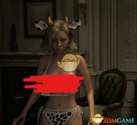 《生化危机9：安魂曲》格蕾丝的性感奶牛比基尼MOD